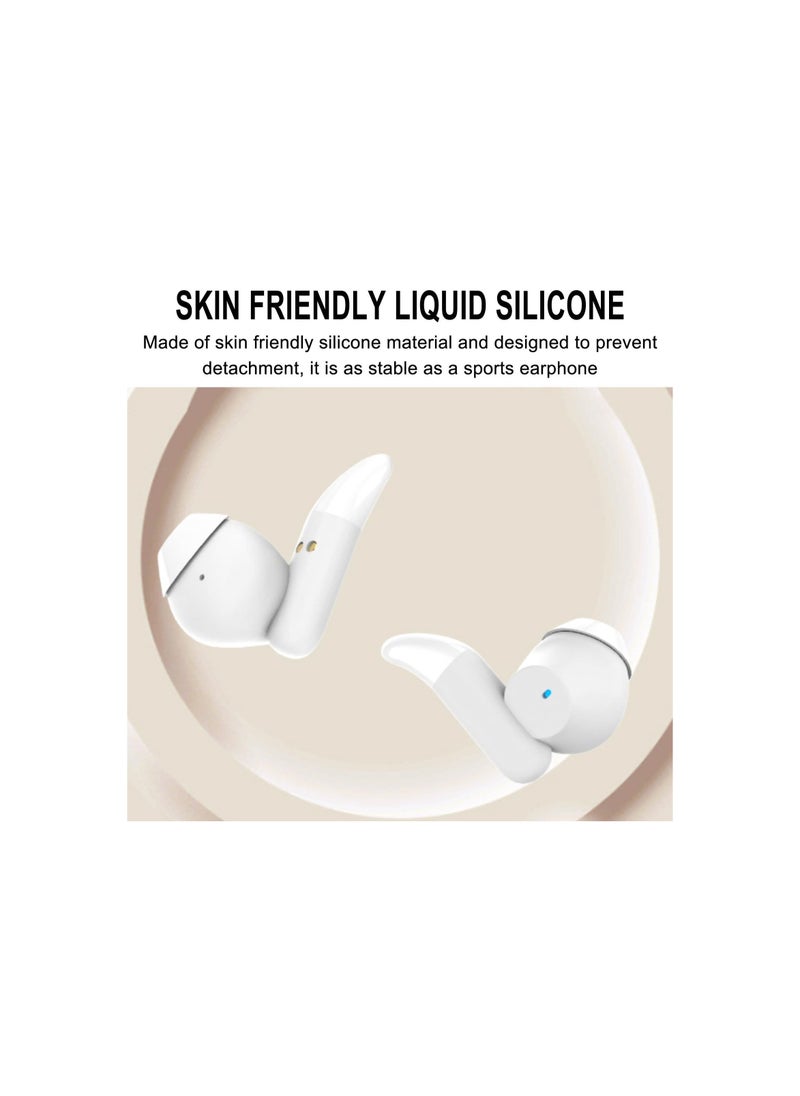 SYOSI - Wireless Bluetooth Small Sleeping Sleep Earbuds, for Side Sleepers Soft Enc Noise Cancelling Earbuds, Bluetooth Noise Canceling Ear Buds Sleeping Sleep Earphones Tiny Headphones(1 Pack) - Image 1