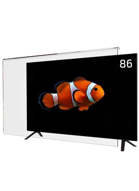 86 Inch Tv Screen Protector, Made of Solid Acrylic Material with a Thickness of 3 mm, Anti Blue light, Anti Scratches, Guard against Radiation, Compatible with all Types of screens