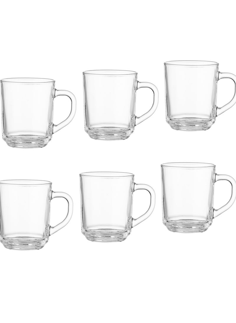 Blinkmax - 6-piece set of clear glass tea cups - Image 1