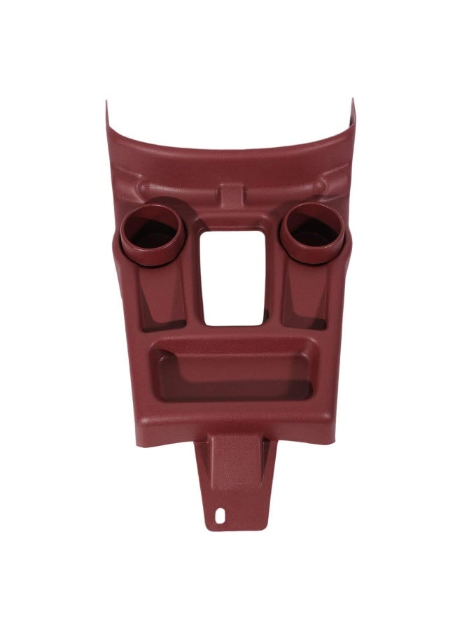 Center Console Box Tray MAROON for Toyota Hilux 2015 2016 | Console Organizer with Dual Cup Holder & Storage Compartment - Image 1