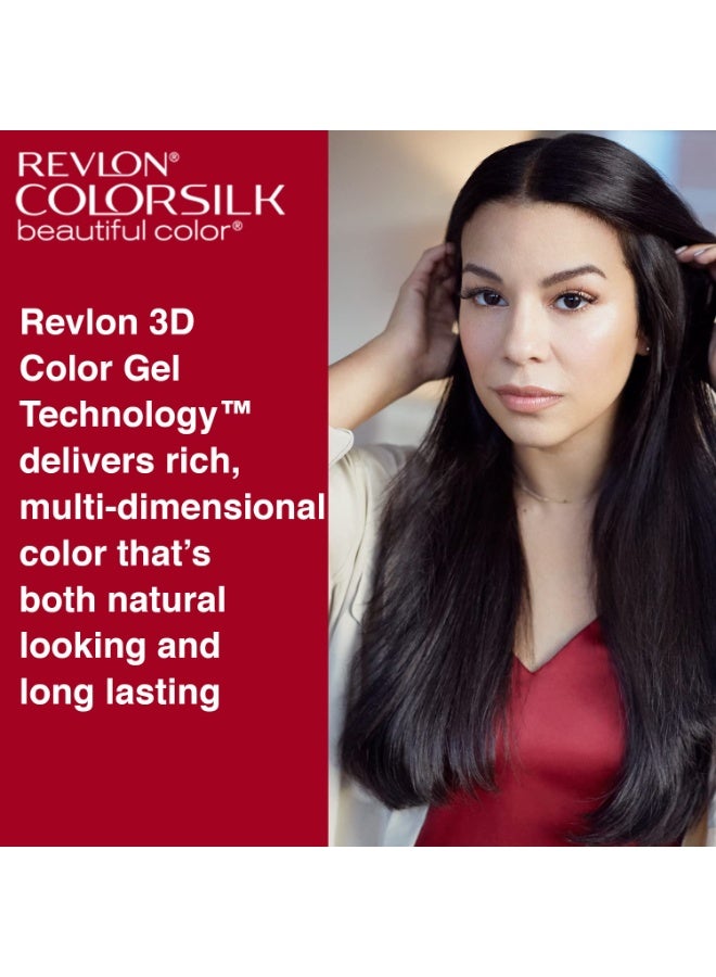 REVLON ColorSilk Hair Color with Keratin - 5G Light Golden Brown - (with Outrageous Shampoo 90 ml) - Image 2