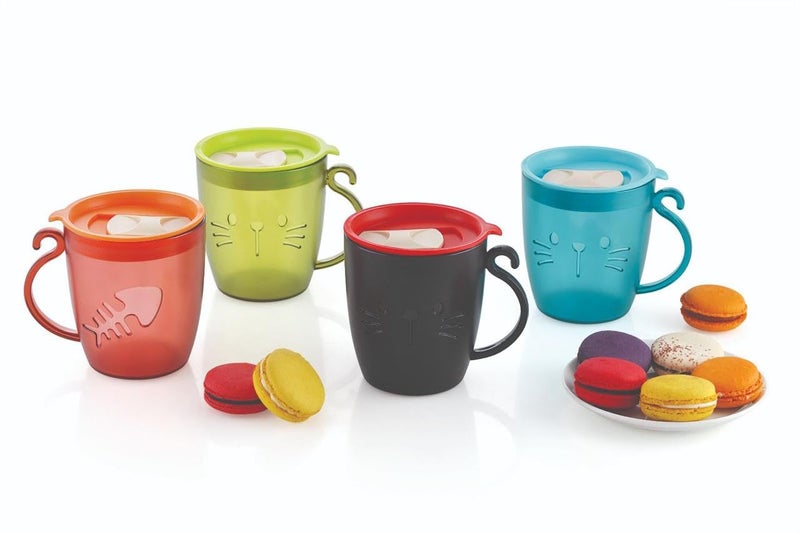 PUTHAK Plastic Cup Mugs with Lids 500ml Perfect for Kids Fiberglass Body Portable Water Cup Suitable for Outdoor Sports Fitness Travel for Adult and Kids Round Pack of 1 - Image 2