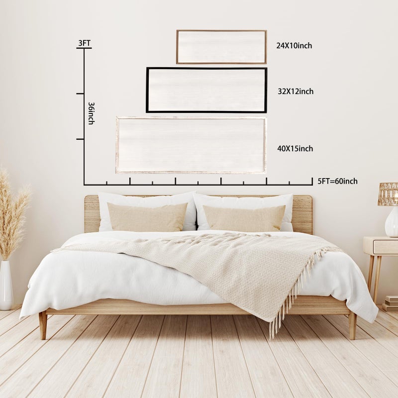 Surfapans Master Bedroom Above Over Bed Wall Decor All Of Me Loves All Of You sign 40''Ã—15'' Love Quotes Large Vintage Framed Wood Plaque Farmhouse Romantic Modren Wall Hanging Art (Wood White) - Image 5