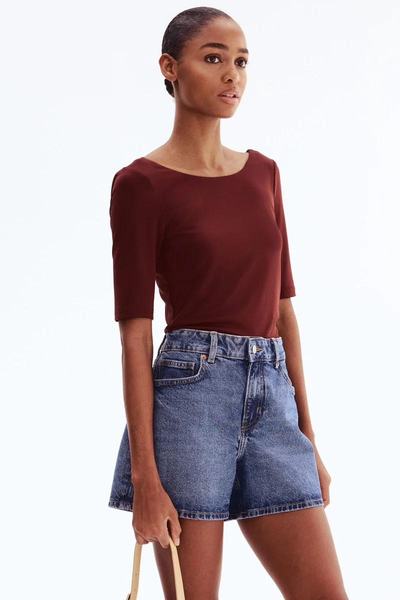 H&M Ballerina-neckline top