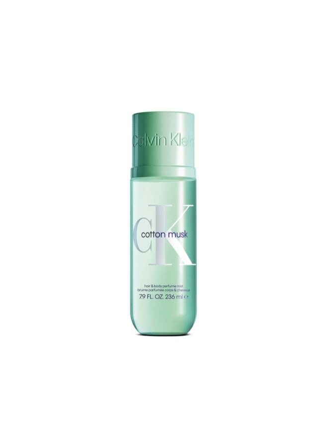 CALVIN KLEIN Cotton Musk Unisex Hair & Body Perfume Mist 236ml - Image 1