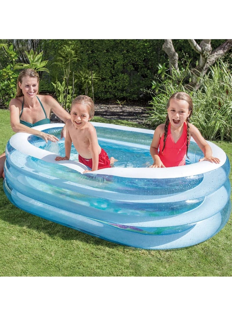 INTEX Oval Whale Inflatable Pool - Image 2