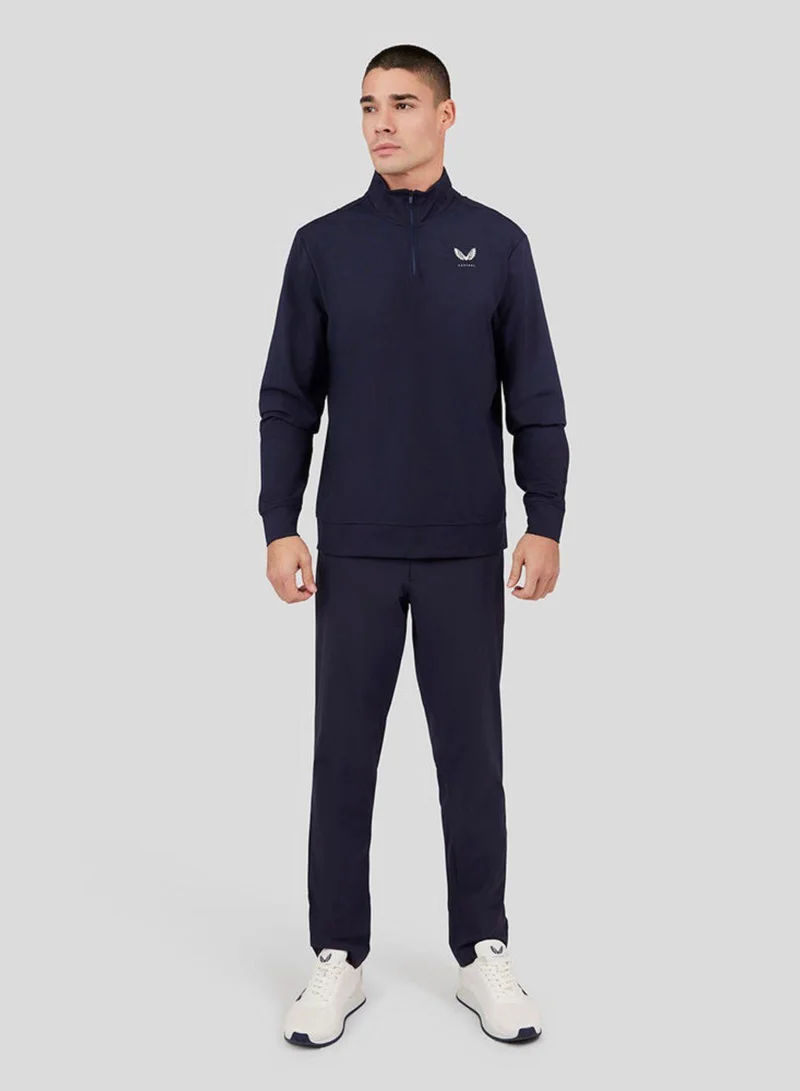 CASTORE Midnight Navy Golf Classic Zip Mock