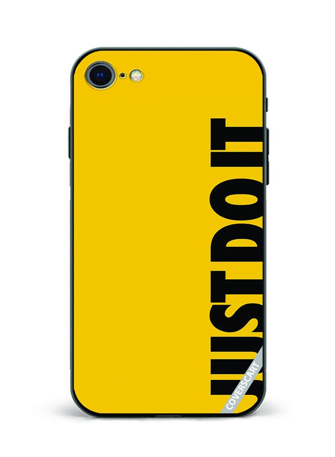 Protective Case Cover For Apple iPhone SE 2020 Just Do It Design Multicolour