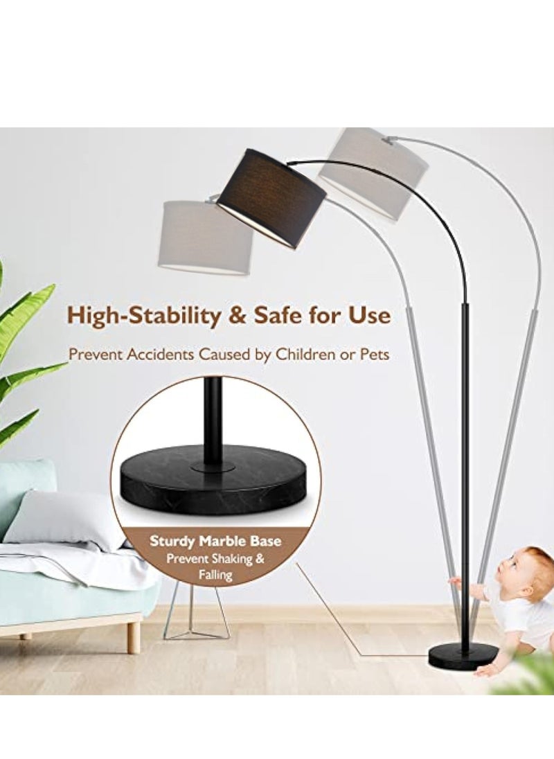 Modern Dimmable Floor Lamp with Nordic Style,Adjustable Hanging Shade,Over Couch Reading Light,Standing Lamp for Living Room and Bedroom Black 100x34x185 cm - pzsku/Z33F9A8EDB0BD07230015Z/45/_/1721812442/93db2421-a354-4bc4-b696-2f8a94abc9c5