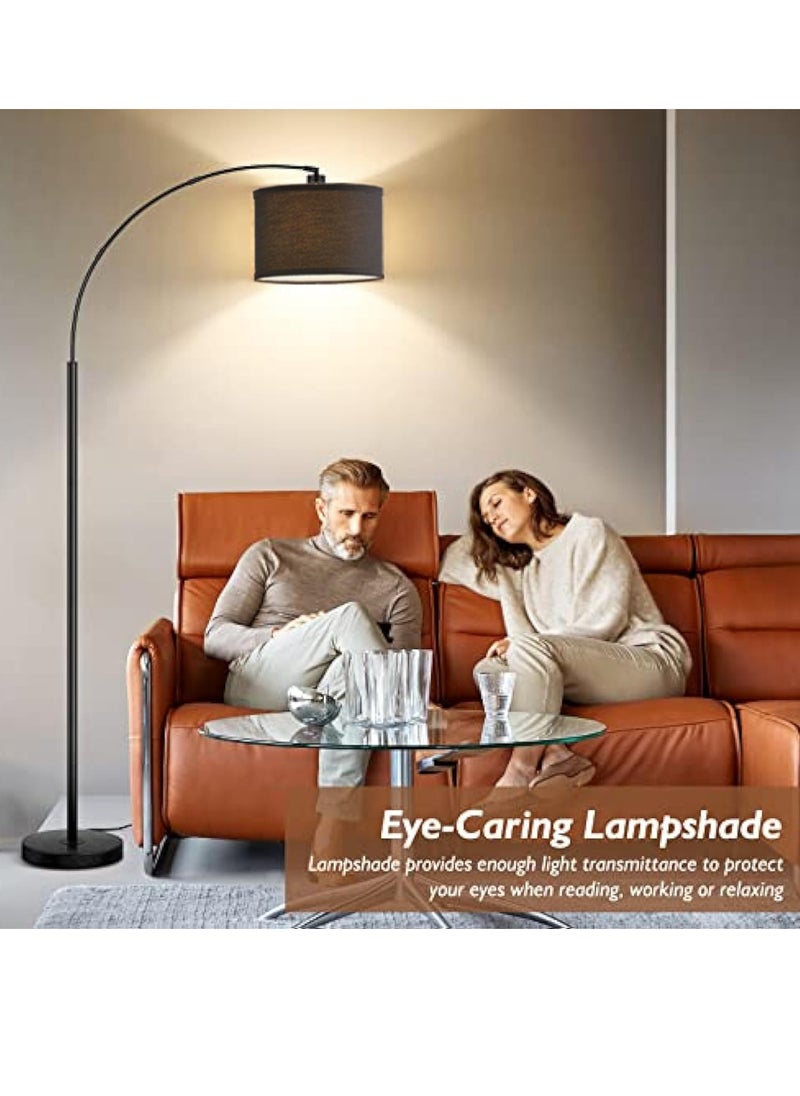 Modern Dimmable Floor Lamp with Nordic Style,Adjustable Hanging Shade,Over Couch Reading Light,Standing Lamp for Living Room and Bedroom Black 100x34x185 cm - pzsku/Z33F9A8EDB0BD07230015Z/45/_/1721812727/1f5d343f-d4fd-4914-8e2d-70fdc744d225