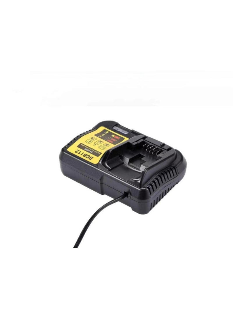 Generic - DCB112 12V 20V MAX Lithium Charger Replacement for Dewalt Charging Charger Station DCB206 DCB204 DCB203 DCB201 DCB200 Replace for Dewalt Charger DCB107 DCB105 DCB101 DCB115 DCB102 DCB104111(UK)  Repla - Image 1