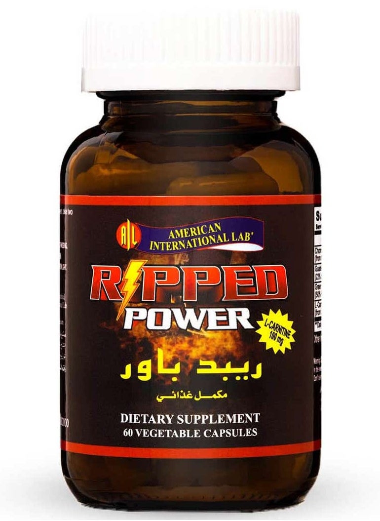 Arnet Pharmaceutical American International Lab Ripped Power 60 Capsules 