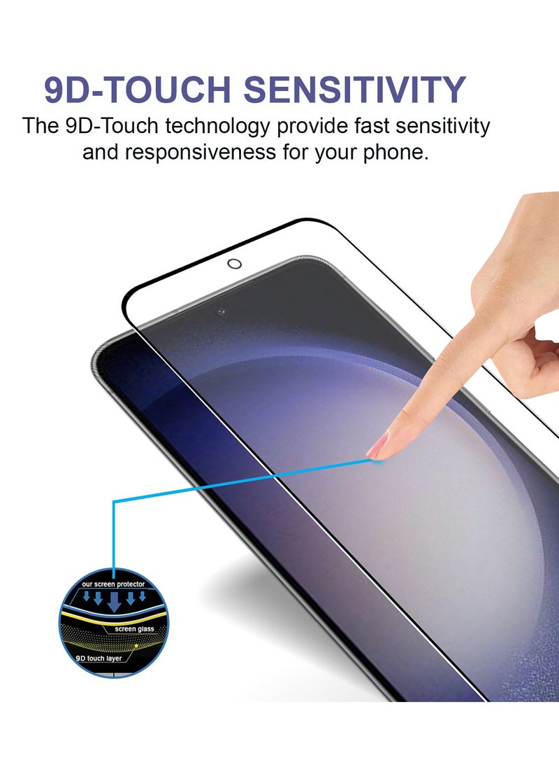 PRIMEEIGHT - [2 PACK] Samsung Galaxy S23 Screen Protector 6.1 Inch Display Ultra Thin 9H Hardness Tempered Glass S23 Easy to Install HD Clear Screen Protector [NOT FOR S23 ULTRA] - Image 1