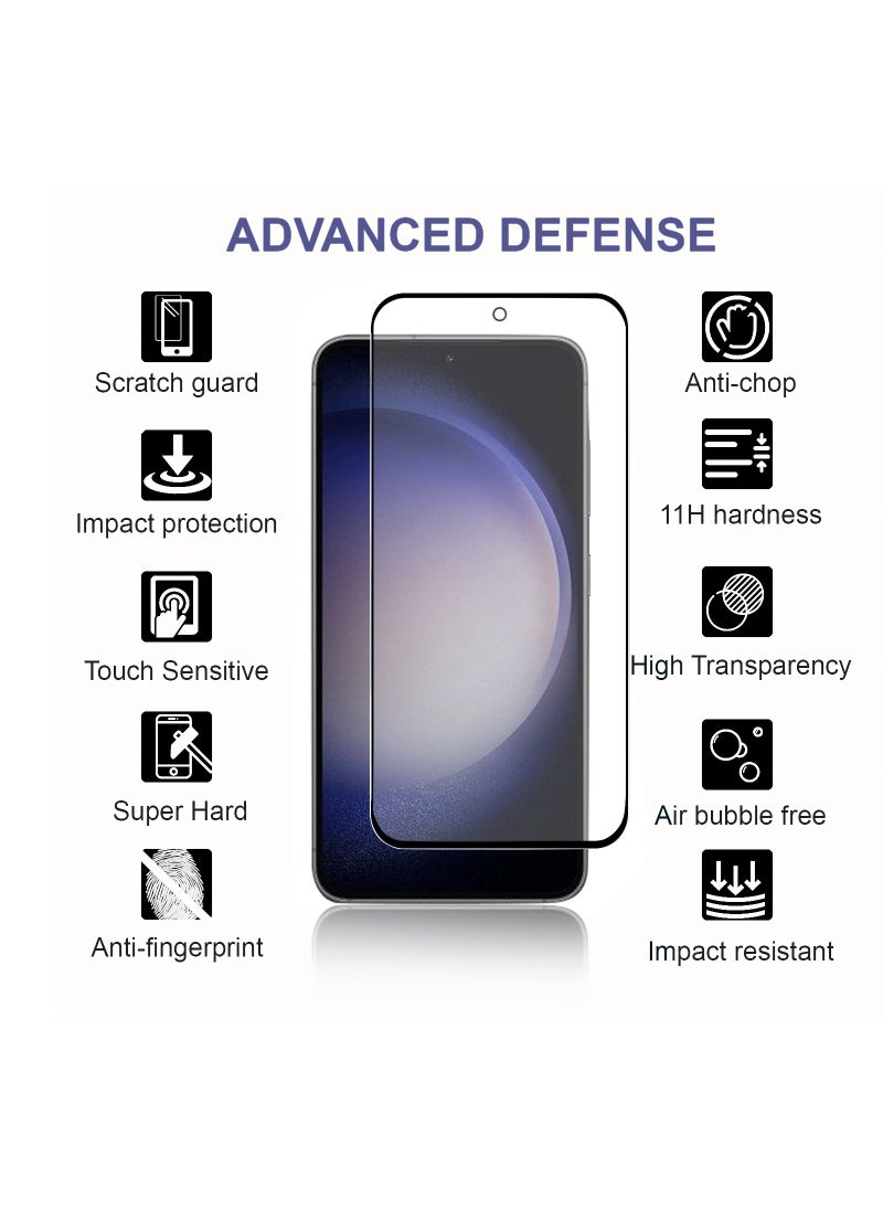PRIMEEIGHT - [2 PACK] Samsung Galaxy S23 Screen Protector 6.1 Inch Display Ultra Thin 9H Hardness Tempered Glass S23 Easy to Install HD Clear Screen Protector [NOT FOR S23 ULTRA] - Image 1
