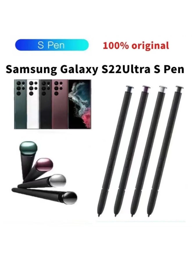قلم كتابة لهاتف SamsungGalaxy S22 Ultra 5G S22U قلم كتابة بشاشة تعمل باللمس متوافق مع هواتف SamsungPhones مادة بلاستيكية - اللون: أسود - Image 2