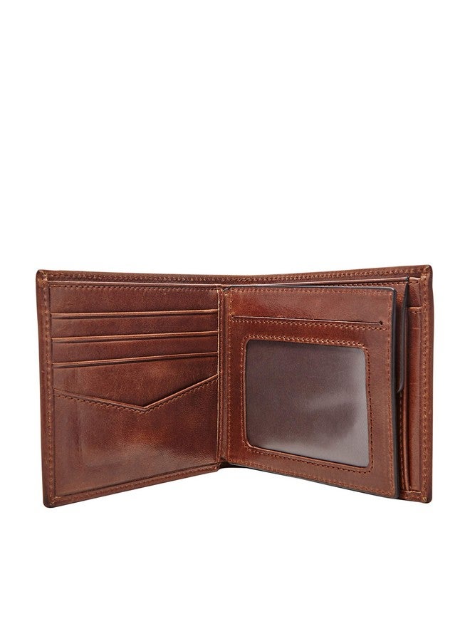 FOSSIL Fossil Dark Brown Leather Men's Wallet (ML3736201x4.75"L x 1"W x 3.75"H) - Image 2