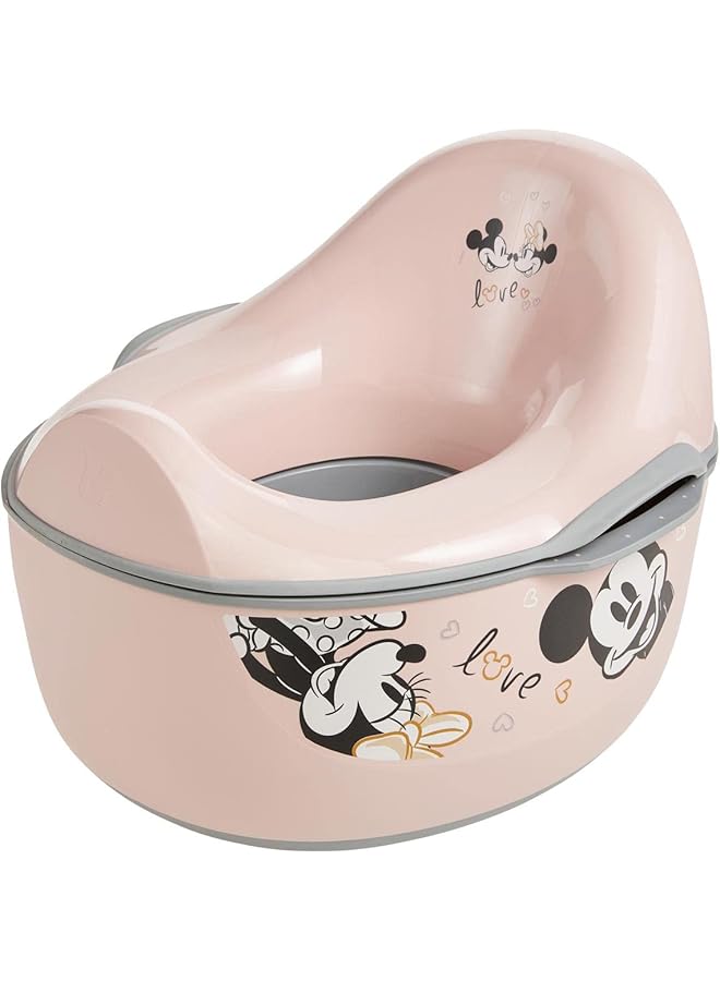 keeeper Discney 4 In 1 Potty Potty Toilet Training Seat With Wipe Dispenser And Step Stool In One Product Minnie - Image 1