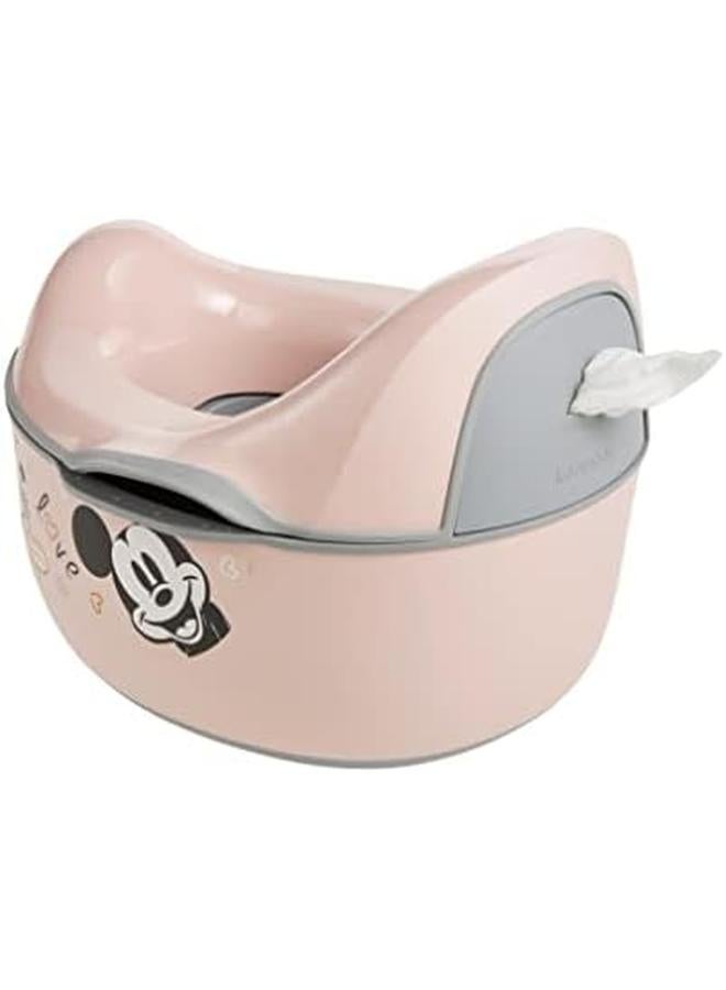 keeeper Discney 4 In 1 Potty Potty Toilet Training Seat With Wipe Dispenser And Step Stool In One Product Minnie - Image 3