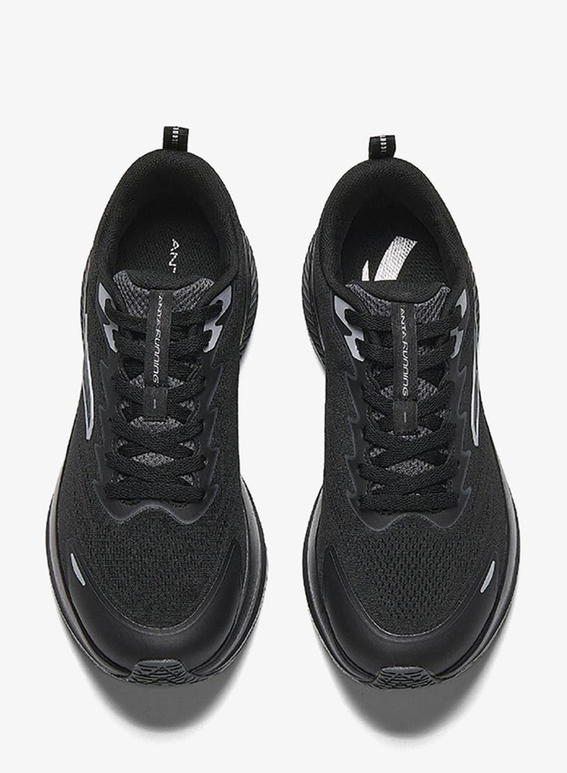 انتا أحذية جري كومفورت رن سوداء - Image 4