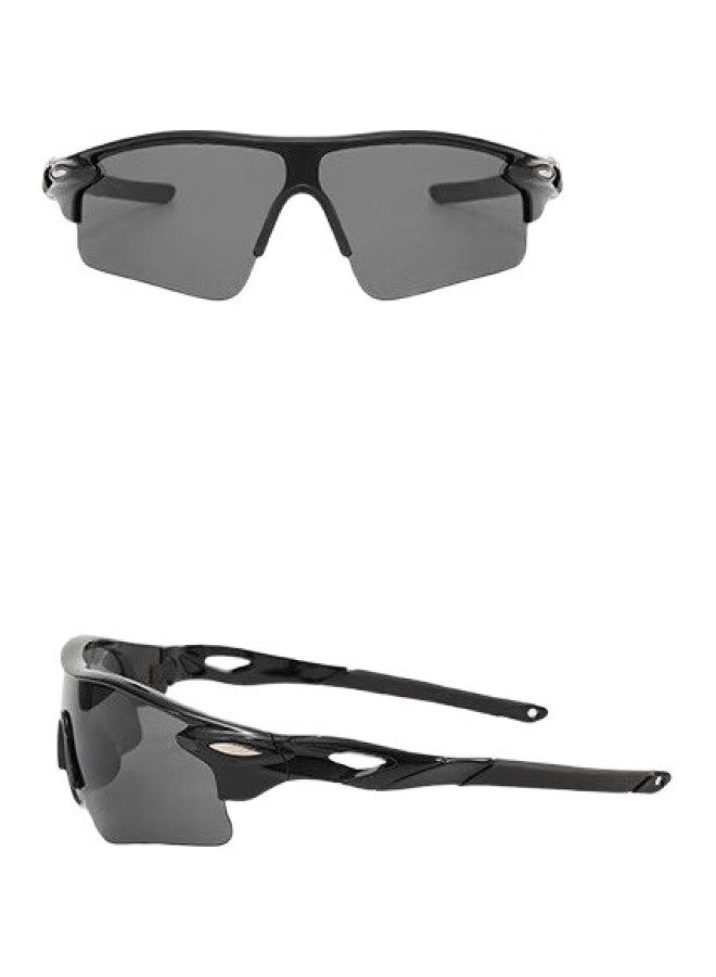 LOVECRAFT Kids 9725 Cycling Glasses - Red Frame Red Lens Outdoor Sports Goggles Sunscreen Uv Protection - Image 2
