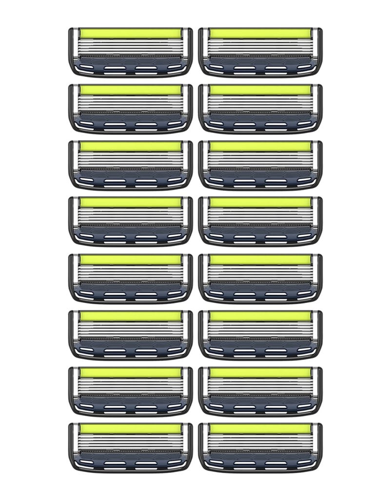 DORCO نظام حلاقة دوركو بايس 5 برو للرجال مع ماكينة تشذيب و16 cartridge إعادة تعبئة