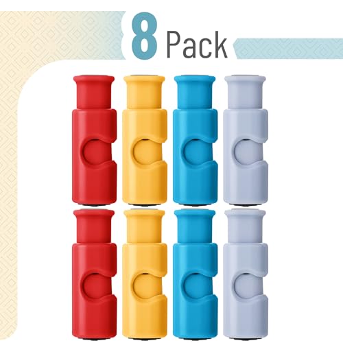 Mr. Pen- Squeeze and Lock Bread Bag Clips, 8 Pack, Candy Colors Squeeze and Lock Bread Clips Reusable - Image 2