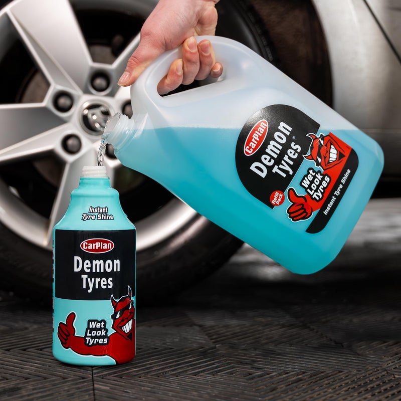 CarPlan Demon Tyres, Instant Tyre Shine, Refill 5 Litre (Pack of 1) - Image 2
