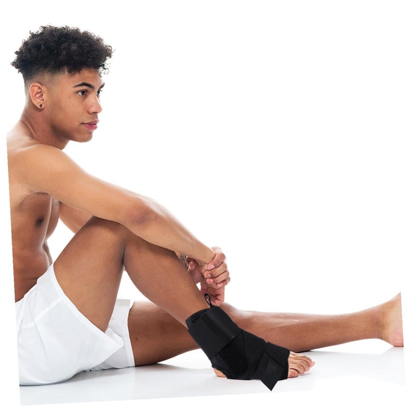 LABRIMP Ankle Brace Lace-up Support Xl (size 44-46) for Foot Correction Ankle Protector with Figure-8 Strap Stabilizer Brace for Overpronation and Supination for Injury - Image 5