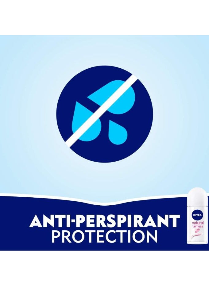 Nivea Deodorant Roll on invisible black and White  50ml - Image 3