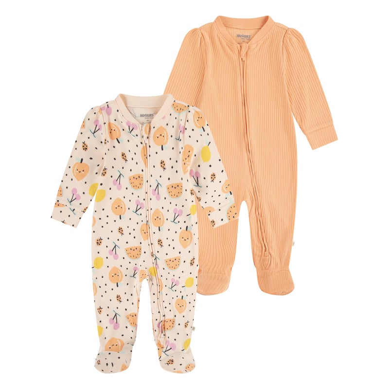 HUGGIES 2-Pack Footed Coverall - Image 1