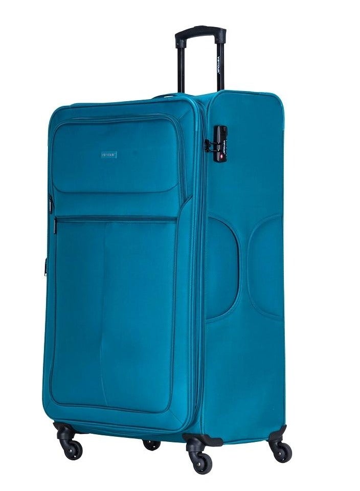 فيبتور مجموعة من 4 حقائب سفر جاكارد بوليستر خفيفة الوزن مع قفل رقم 20,24,28,32 بوصة - Image 3