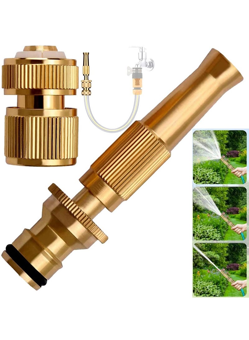 Brass Nozzle Water Spray Gun Water Jet Hose pressure nozzle  - Image 1