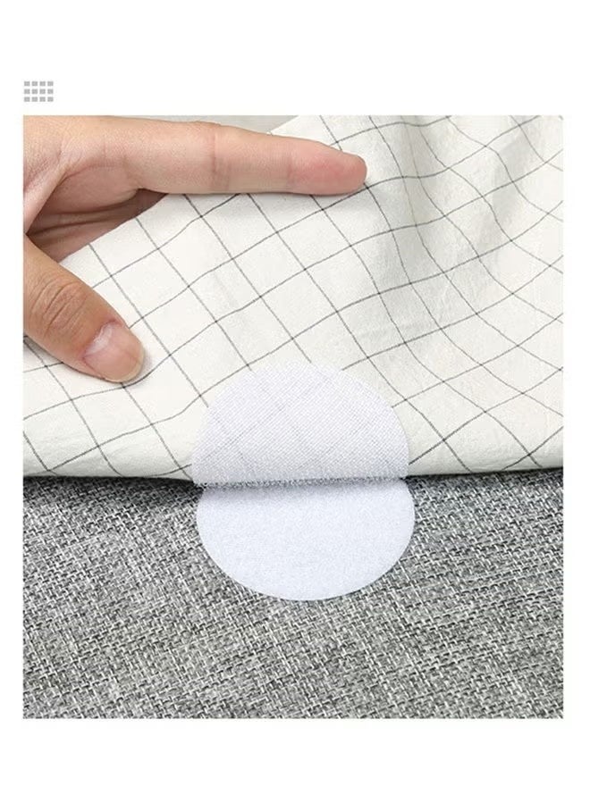 16pcs Anti-Slip Fixation Round Carpet Stickers For Bedsheets, Sofas, Car Cushions - Image 2