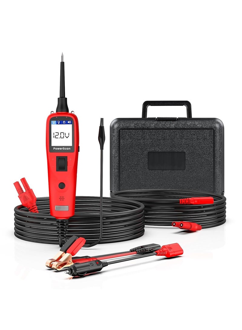 Autel Powerscan PS100 Power Probe Automotive Electrical Circuit System Diagnosis Tool Car Circuit r Digital Voltmeter Red - Image 2