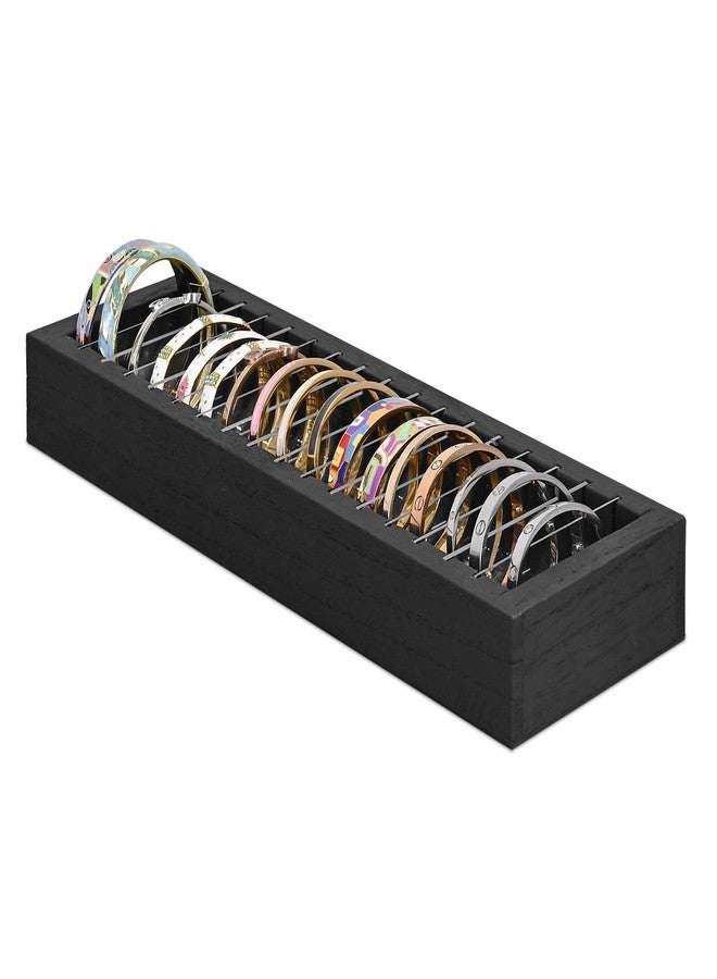 MOOCA 17 Bangle and Bracelet Holder, Jewelry Display Tray, Bracelet Organizer Tray, Ideal for Make-up And Other Accessories, Showcase Up to 17 Bangle, Jewelry Display For Vendors - Image 1