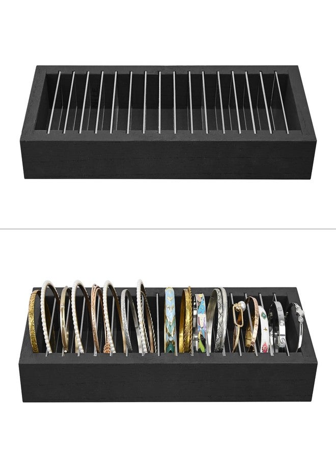 MOOCA 17 Bangle and Bracelet Holder, Jewelry Display Tray, Bracelet Organizer Tray, Ideal for Make-up And Other Accessories, Showcase Up to 17 Bangle, Jewelry Display For Vendors - Image 3