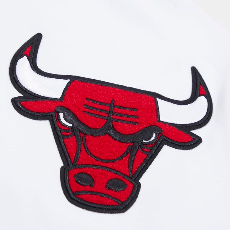 Pro Standard CHICAGO BULLS CLASSIC CHENILLE DK PO HOODIE White XL - Image 3