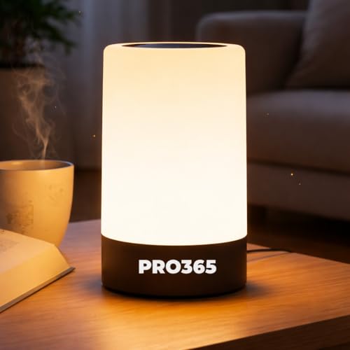 PRO365 Touch Lamp | Short Press 3 Light Modes | Long Press Multiple Brightness Levels | Ideal for Small Lamps, Kids Area, Emergency Situations, Cars, Reading - Image 1