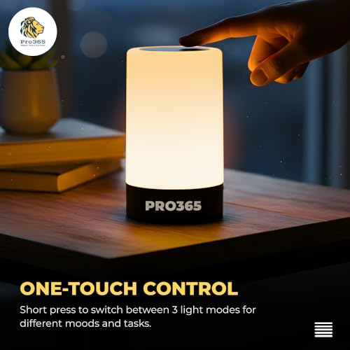 PRO365 Touch Lamp | Short Press 3 Light Modes | Long Press Multiple Brightness Levels | Ideal for Small Lamps, Kids Area, Emergency Situations, Cars, Reading - Image 2