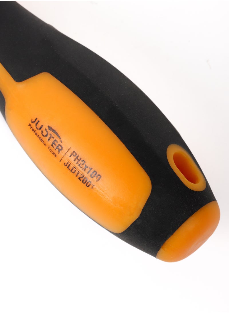 JUSTER Magnetic Cross Screwdriver 100/6 with Rubber Handle  - Image 4