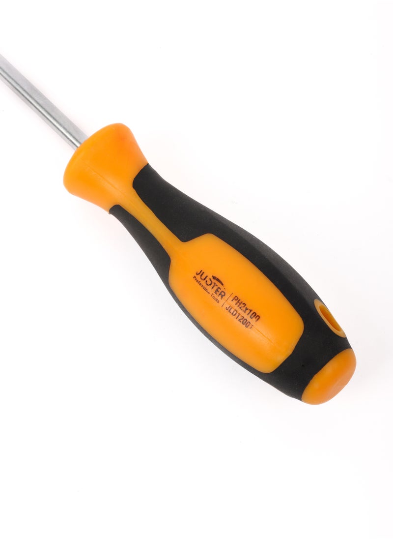 JUSTER Magnetic Cross Screwdriver 100/6 with Rubber Handle  - Image 3