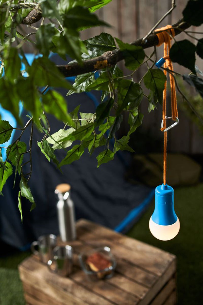 Tchibo LED Camping Lamp, White/Blue  - Image 1
