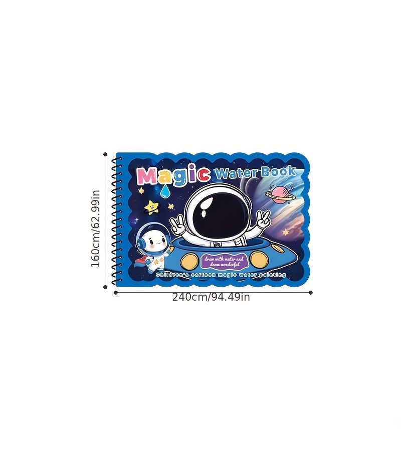 Set of 2 Reusable Watercolor Books with Panda Paradise And Fruit Paradise Designs For Educational Art Projects Boosting Color Awareness And Stress Relief Suitable for Classroom Settings Ideal for Back To School Gifts - Image 3