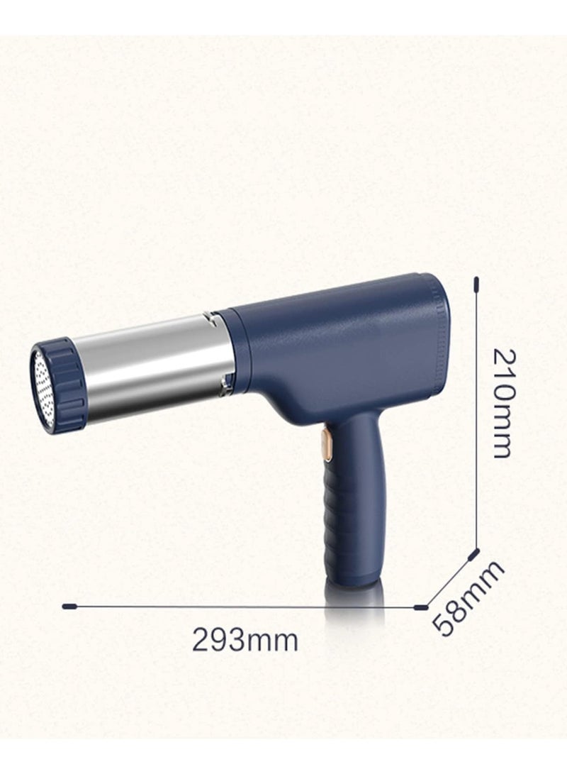 Electric Pasta Maker, Electric Noodle Maker, High Efficiency Handheld Press Pasta Machine with 6 Moulds, Premium Materials, Portable Automatic Pasta Maker Machine for Home Use (Blue) - Image 4