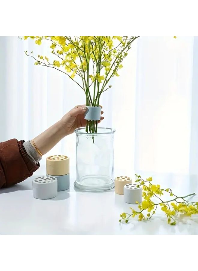 Green Boho Spiral Bouquet Holder Lightweight Plastic Vase For Home Garden Decor - Image 3