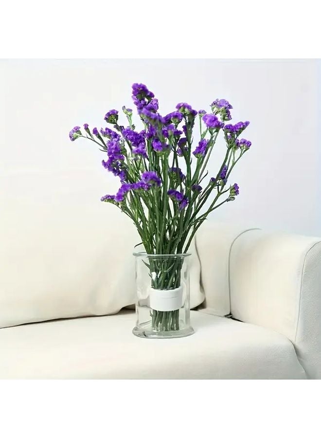 Green Boho Spiral Bouquet Holder Lightweight Plastic Vase For Home Garden Decor - Image 4