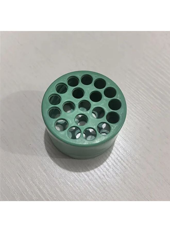 Green Boho Spiral Bouquet Holder Lightweight Plastic Vase For Home Garden Decor - Image 1