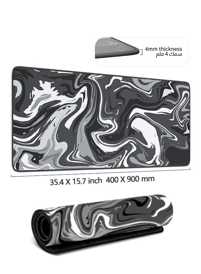Large Desk Mouse Pad, Waterproof Gaming Mouse Pad, 900 x 400mm，Gaming Mouse Pad, XXL Desk Mat, Non-Slip Desk Mat, XL Gaming Mouse Pad, Thick Rubber Desk Pad Mouse Pad, Suitable for Gaming, Office - Image 1