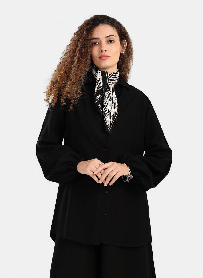 Carina Linen Long Sleeves Shirt - Image 1