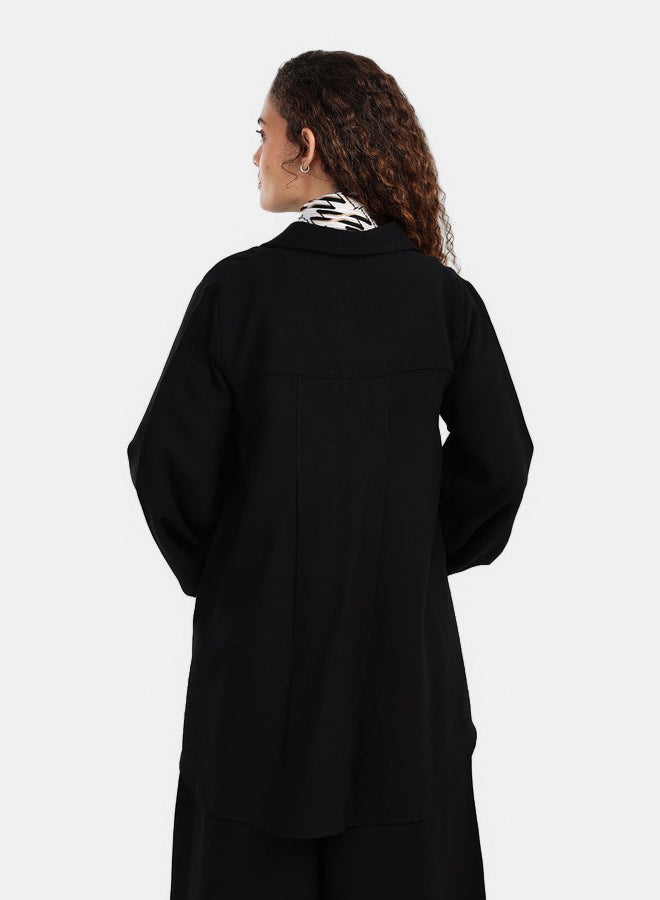 Carina Linen Long Sleeves Shirt - Image 3